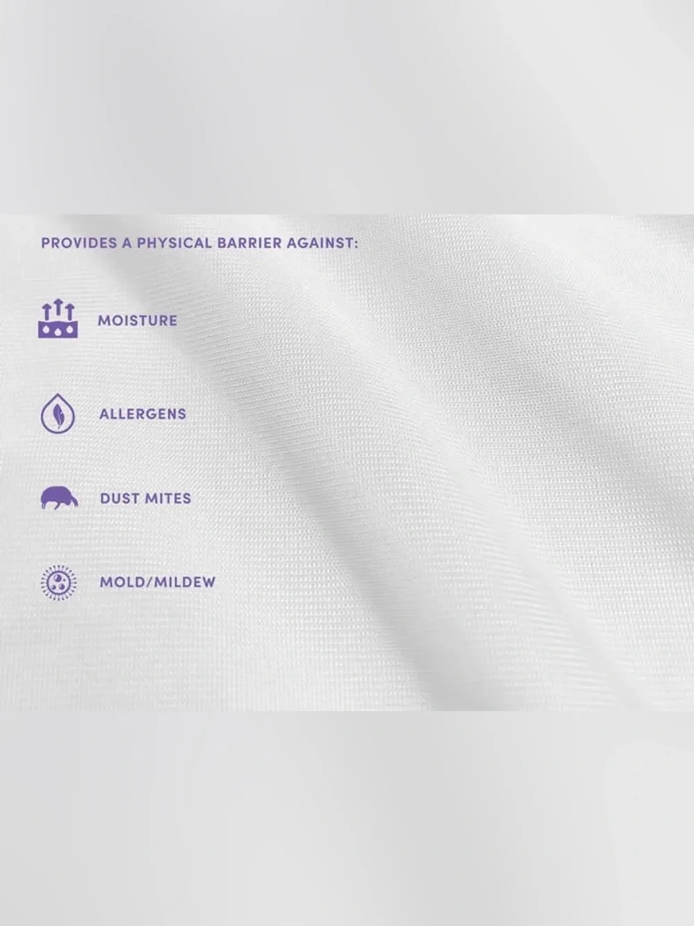 Ultimate Allergy Bamboo Mattress Protector — White (King)